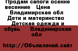 Продам сапоги осенне-весенние › Цена ­ 1 000 - Владимирская обл. Дети и материнство » Детская одежда и обувь   . Владимирская обл.